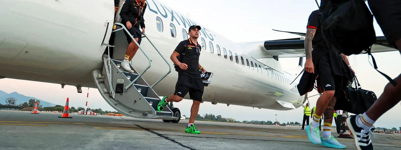 pisa catanzaro sbarco dal jet